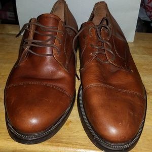 PAOLO MANDO LEATHER CAP TOE TIE UP SHOE SIZE 12D